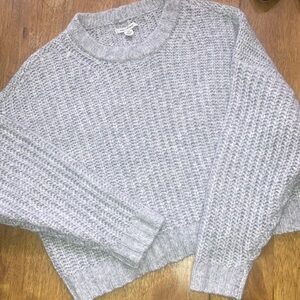American Eagle Outfitters Gray Crew Neck Sweater